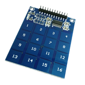 Teclado capacitivo 4x4